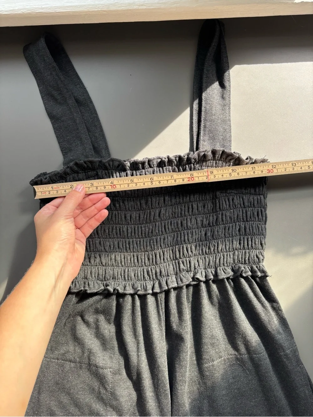Natural Life Smocked Wide Leg Jumpsuit- XS - Picture 8 of 9